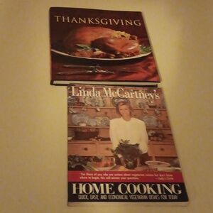 Cookbooks Williams-Sonoma Thanksgiving  && Linda McCartney's Home Cooking